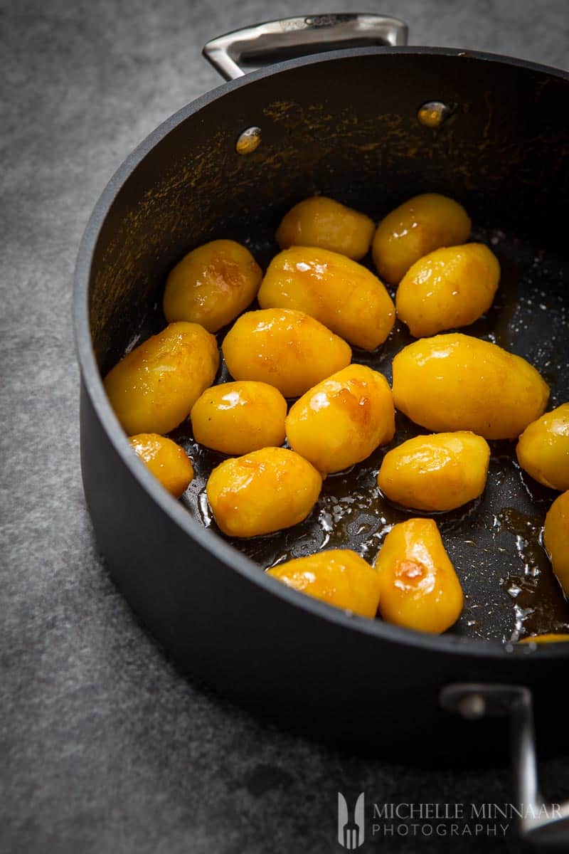 Brúnaðar Kartöflur Caramel Potatoes