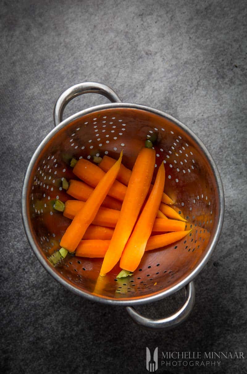 Carrots Parboiled