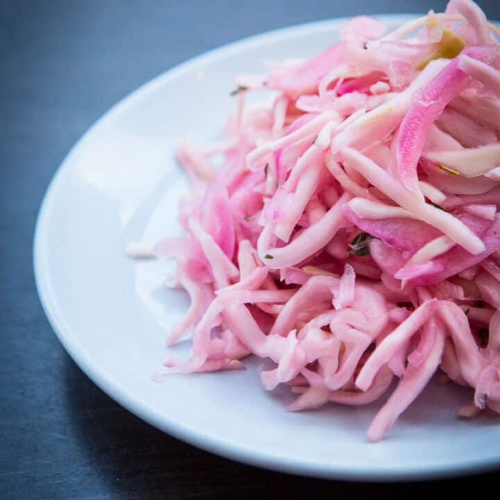Red Onion Slaw Pickled Cabbage