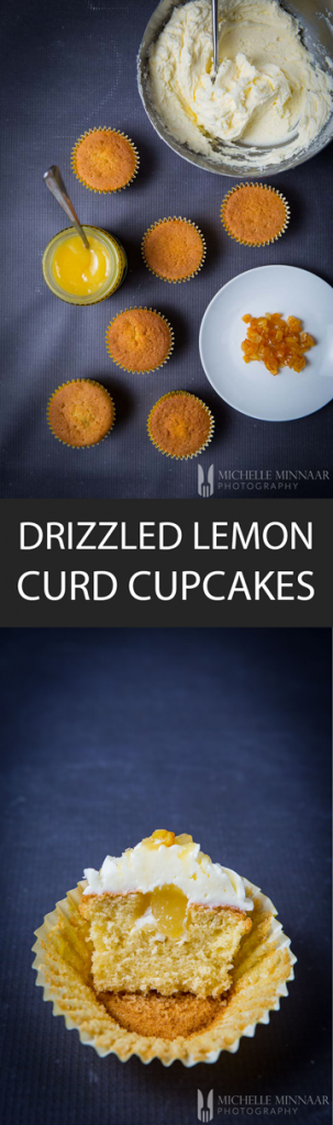 Drizzled Lemon Curd Cupcakes