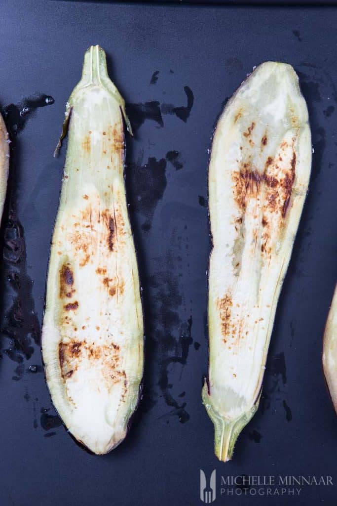Aubergine Slices Grilled