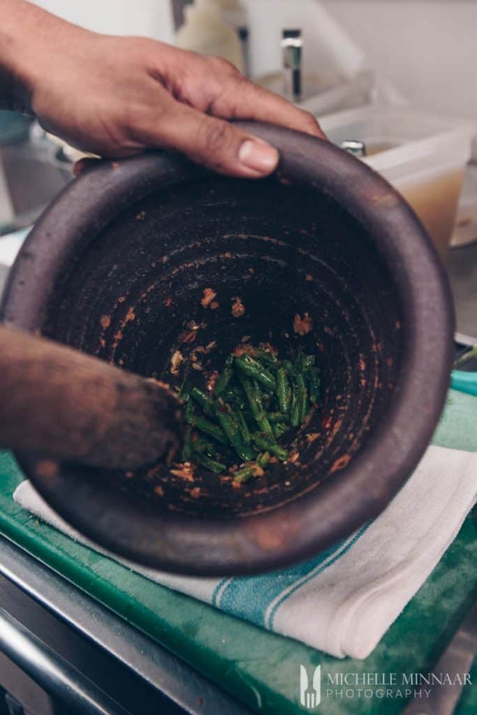  Green Beans Spices Crushed