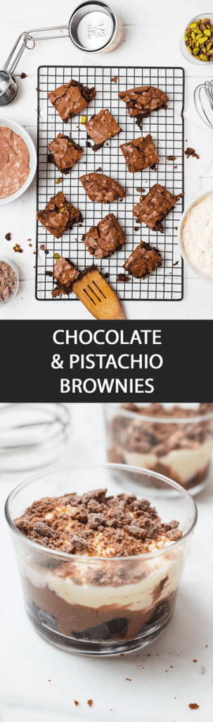 Chocolate Pistachio Brownies