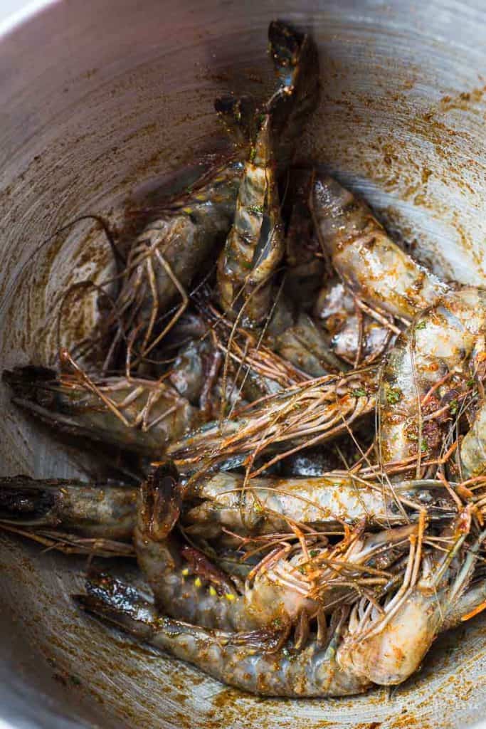 Jerk Shrimp Raw