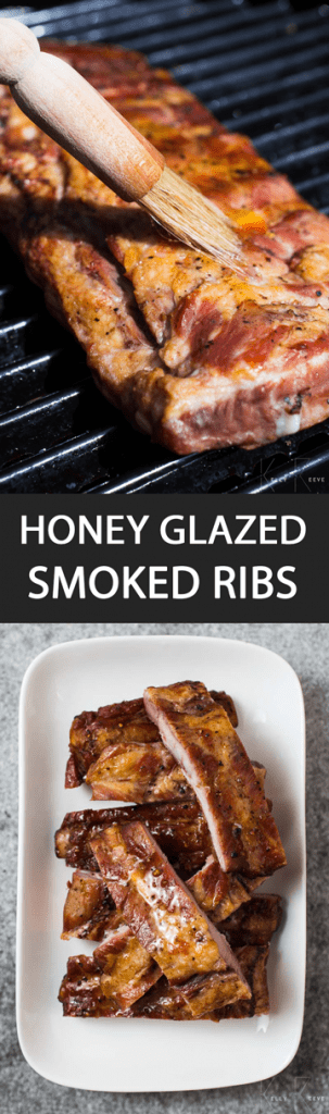 Honey Glazed Smoked Ribs
