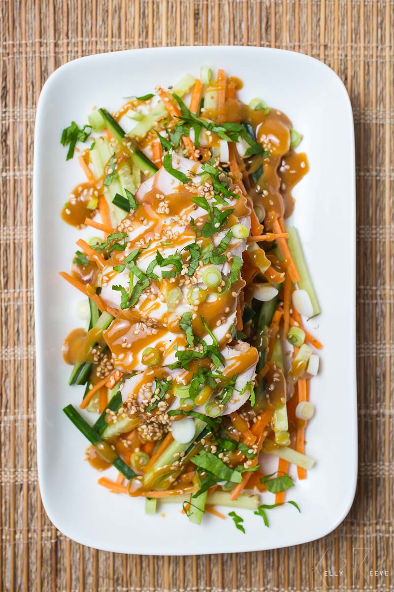 Best Bang Bang Chicken Recipe with Sesame Chili Sauce