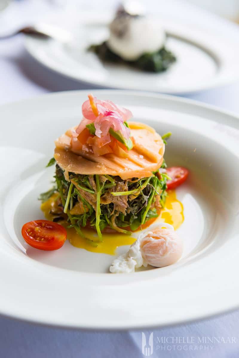 Papaya & Mackerel Salad