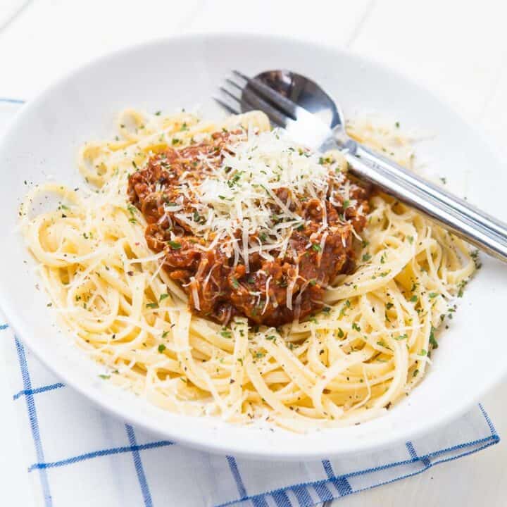 Spaghetti Bolognese Gluten Free