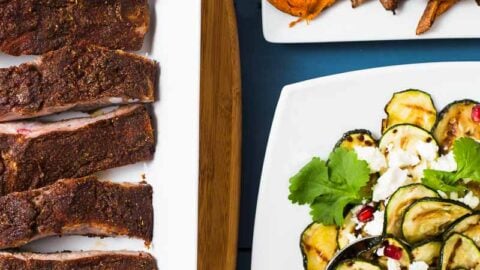 Courgettes Ribs Sweet Potato