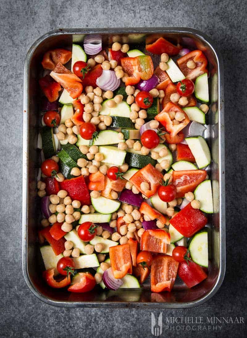 Vegetables Chopped Raw 