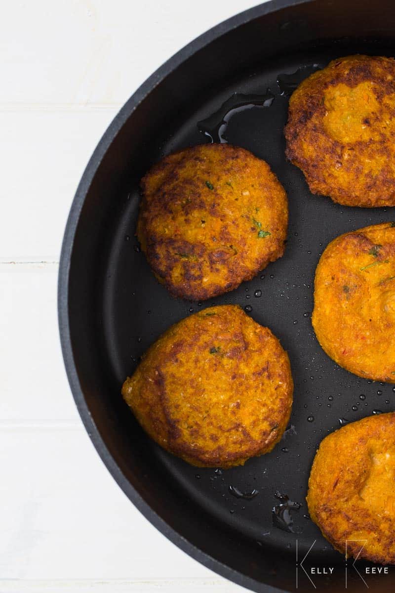 Burger Patties Frying