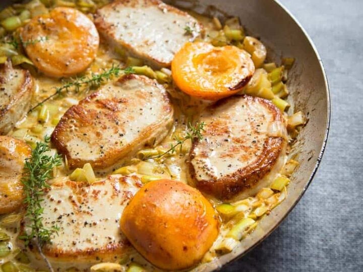 Leeks Pork Apricots