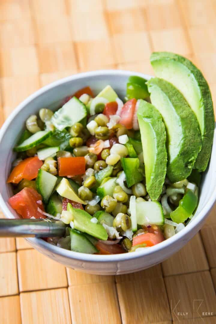 Mung Bean Salad A Vegan Recipe That Makes A Super Healthy Lunch