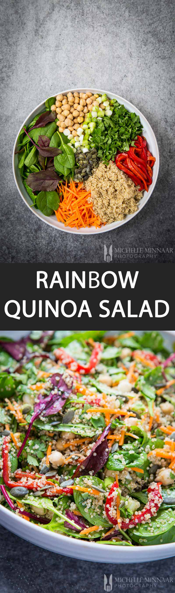 Rainbow Quinona Salad