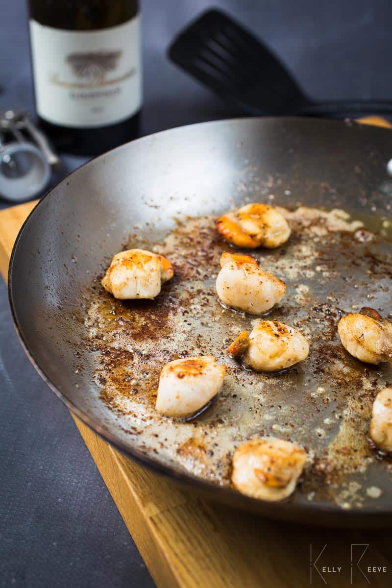 Pan-Fried Scallops 