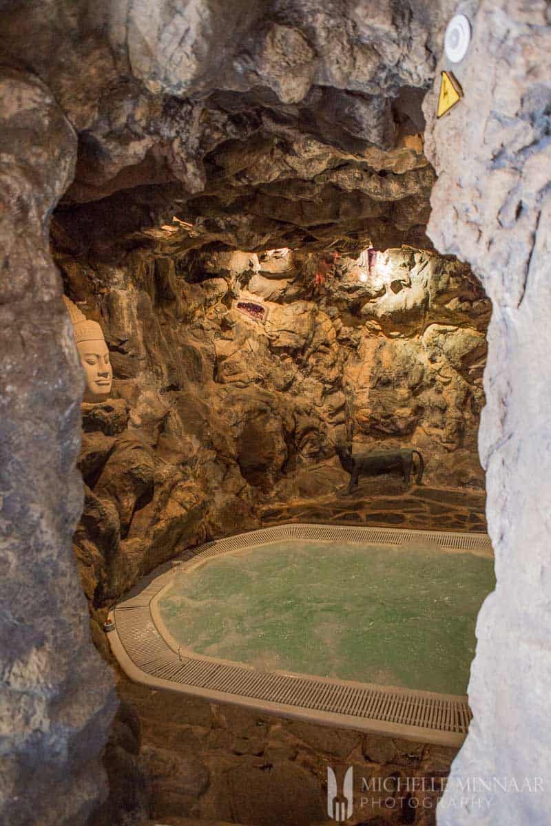 Relax in a cave