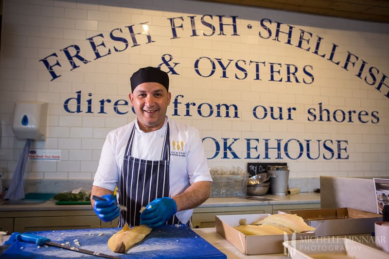 Preparing Fish Chef