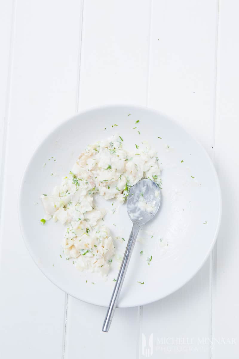 Haddock Remoulade Prep