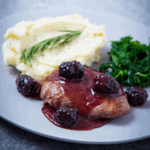 Blackberry Sauce Venisonsteak