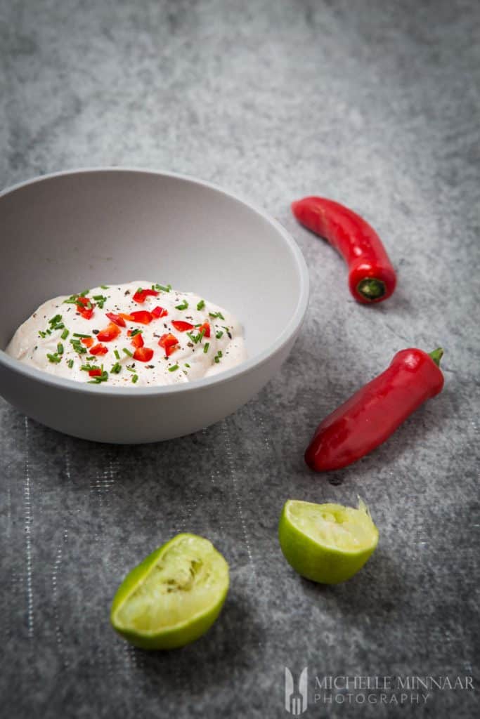 Chilli & Lime Yoghurt Dip A Vegetarian Dip Everyone Loves As A Starter