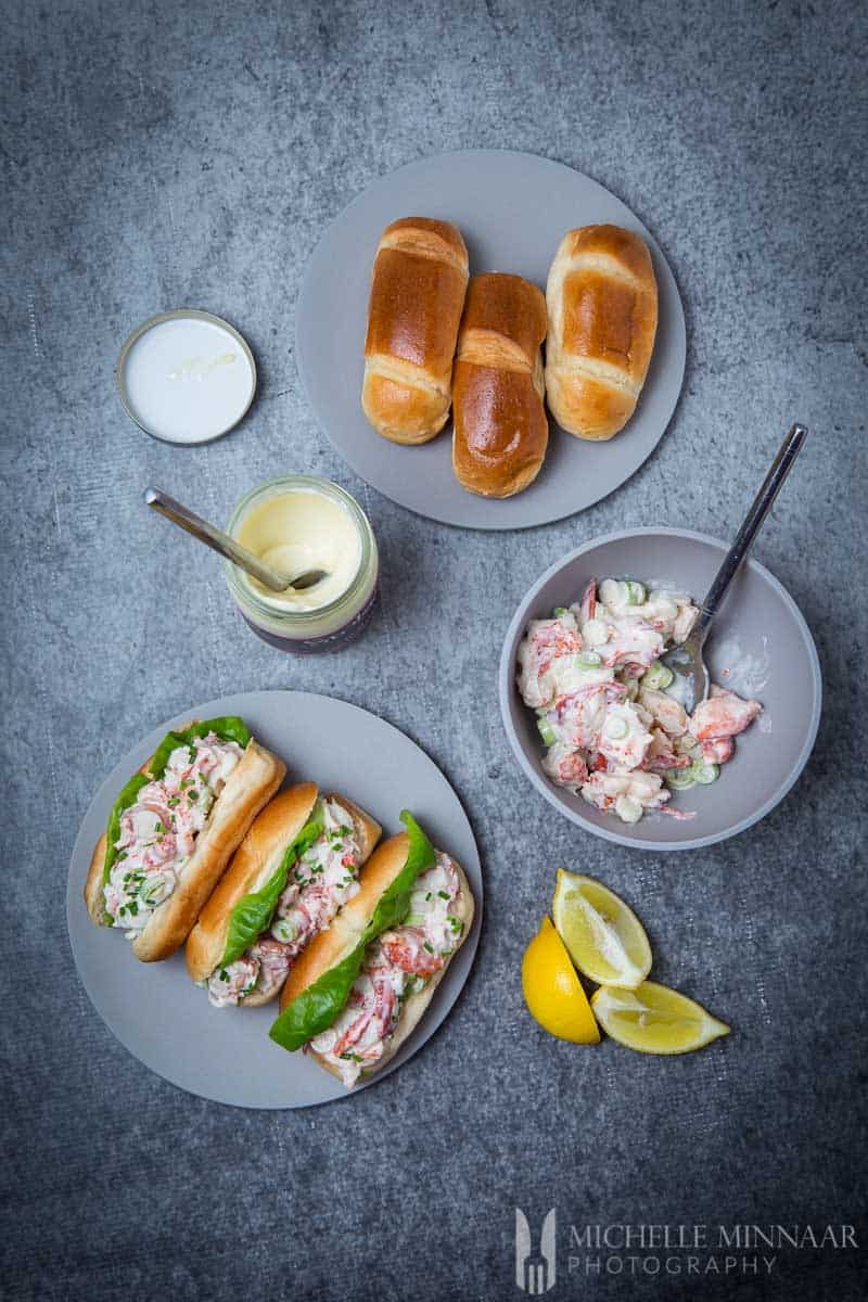 Lobster Rolls Preparing 