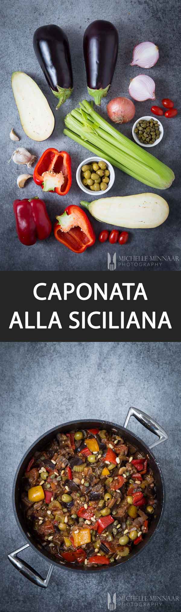 Caponata Siciliana - Lazy Cat Kitchen