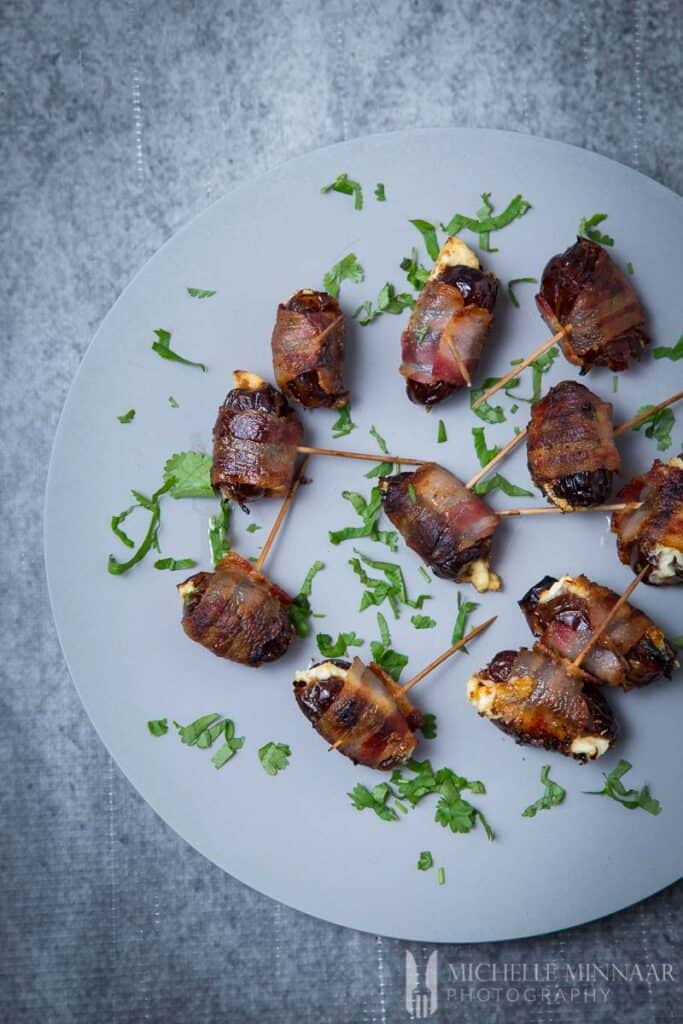 Cream Cheese Bacon Wrapped Dates