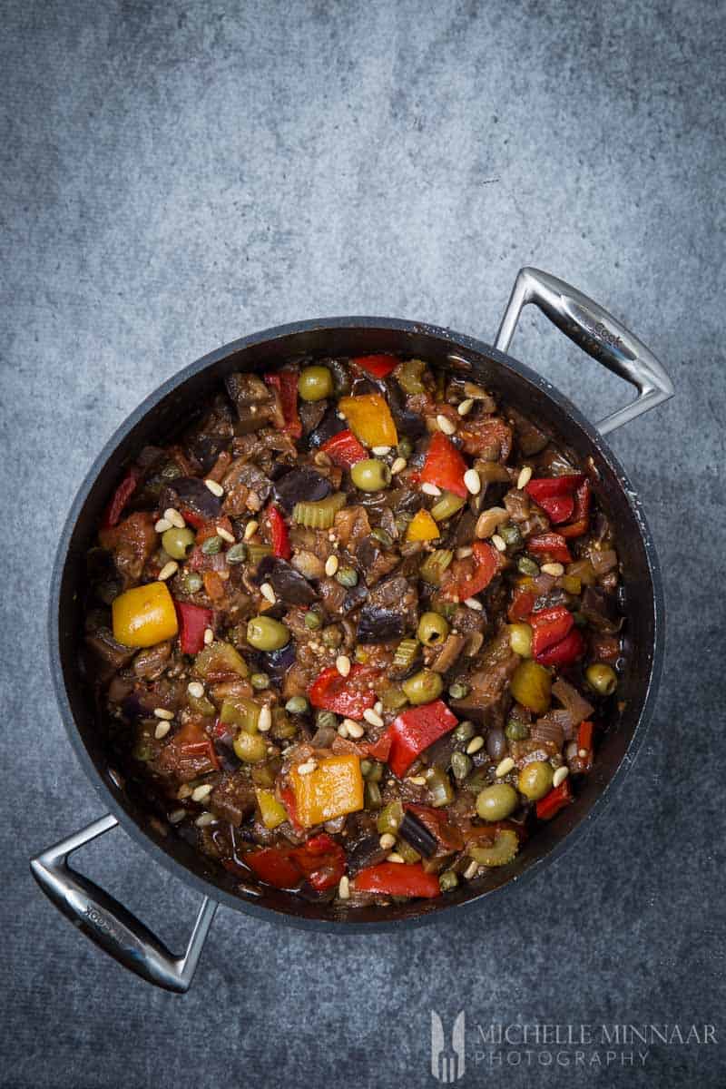 Caponata Siciliana - Lazy Cat Kitchen