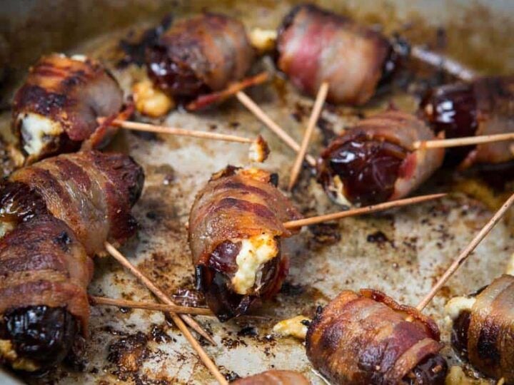 Bacon Dates Cooked