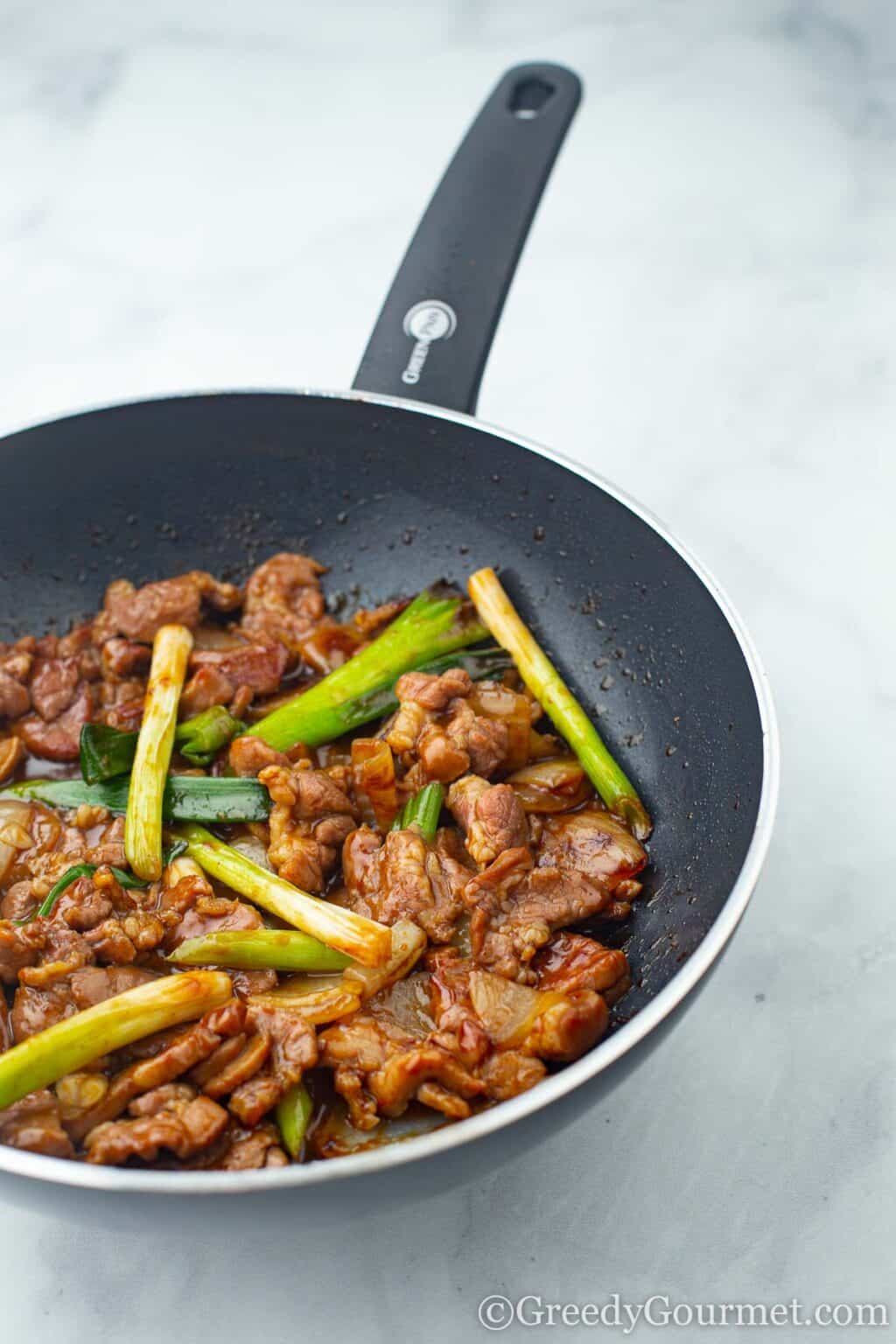 Mongolian Lamb - A Quick & Easy Stir Fry | Greedy Gourmet