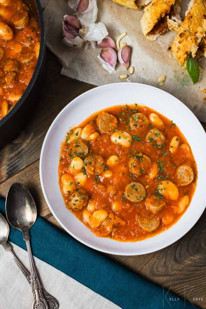 Sausage Soup With Butter Beans - A Traditional Italian Recipe For Everyone