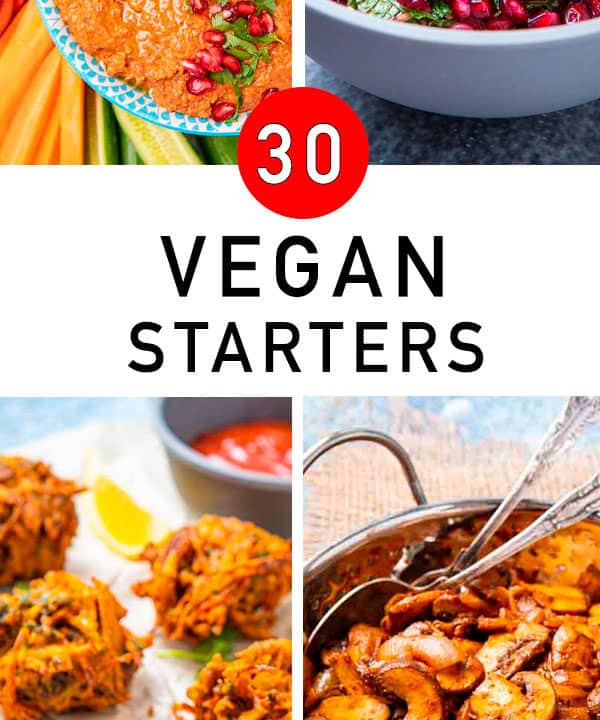 30 vegan starters
