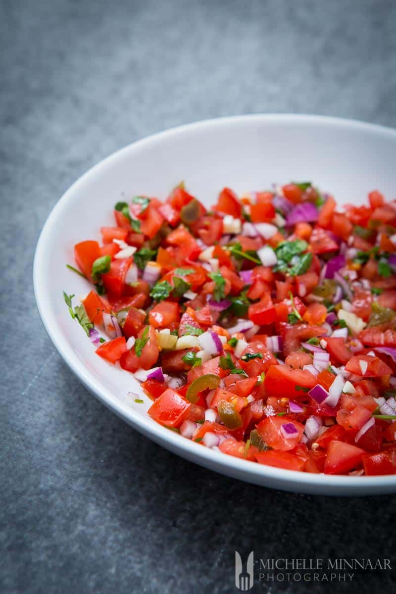 pico de gallo.