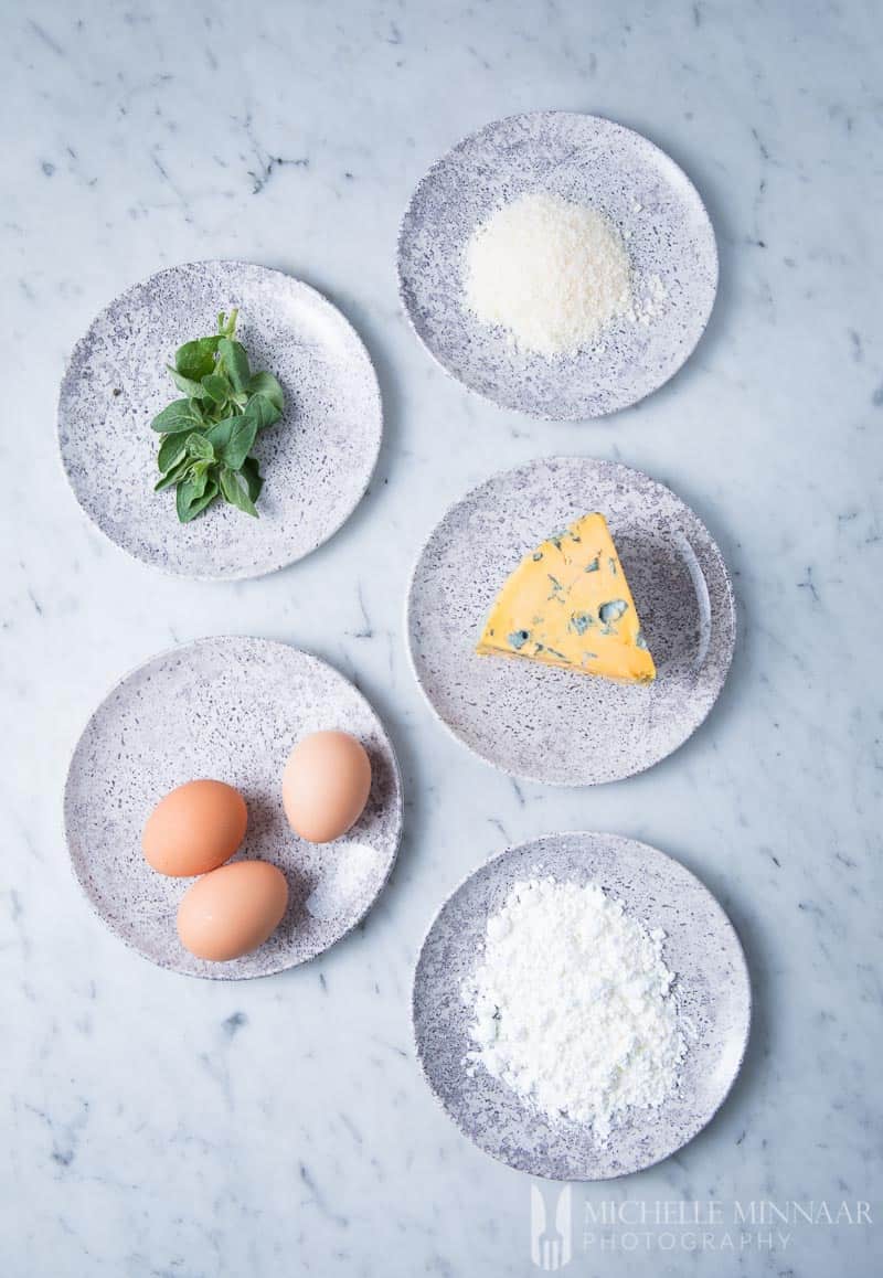 Blue Cheese Eggs