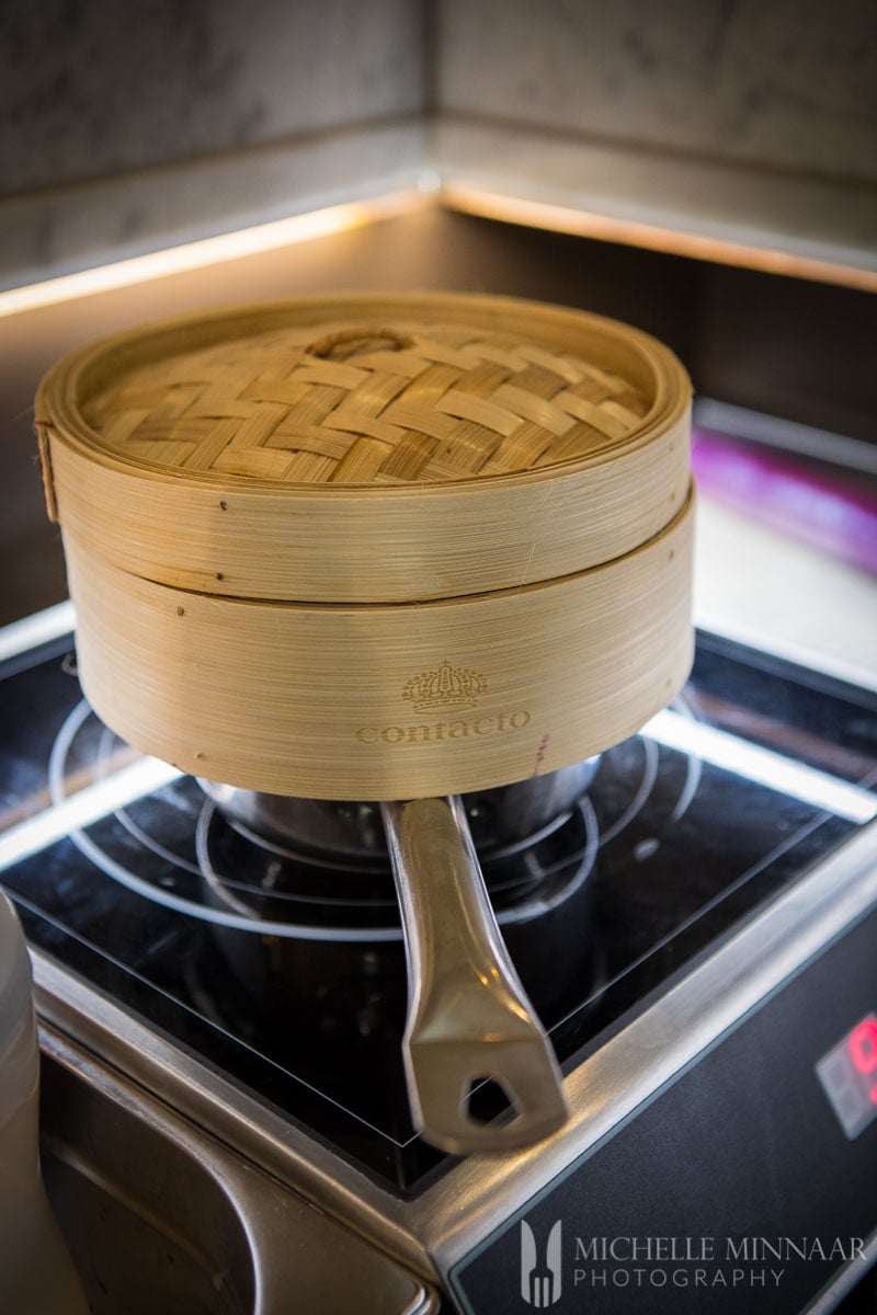 Basket Steaming Dumplings