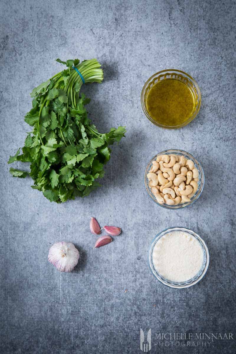 Cashews Coriander Garlic Parmesan