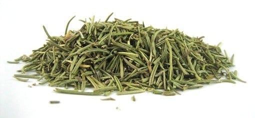 A pile of dried rosemary