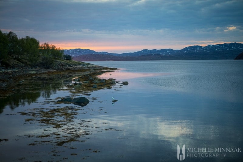 The sunset of Norway 