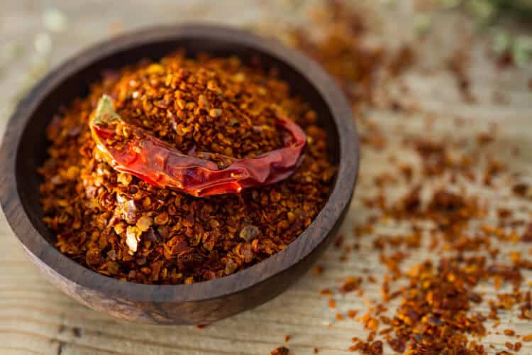 red pepper flakes.