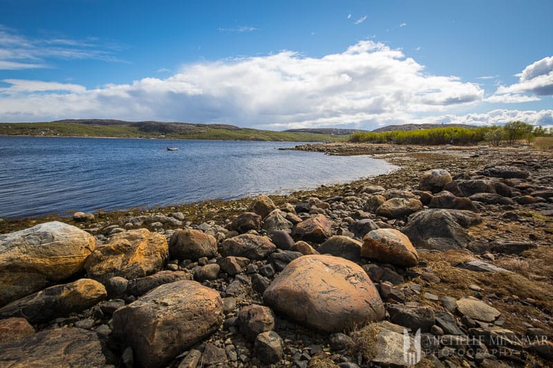  A rocky beach of Norway 