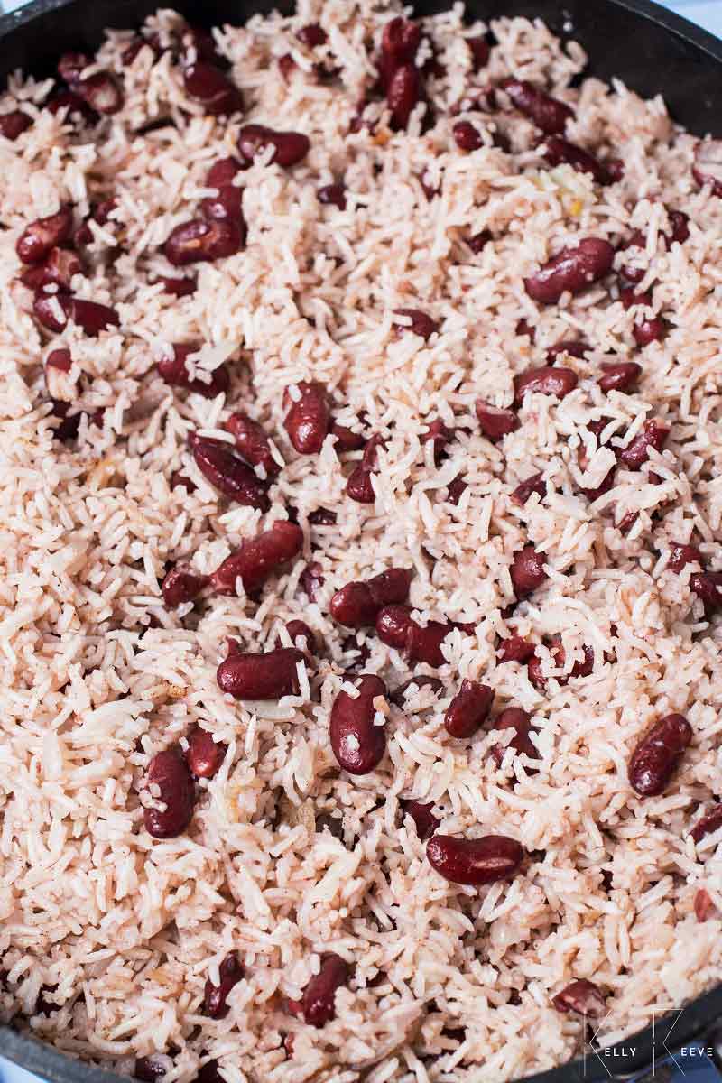 Rice Coconut Red Kidney Beans