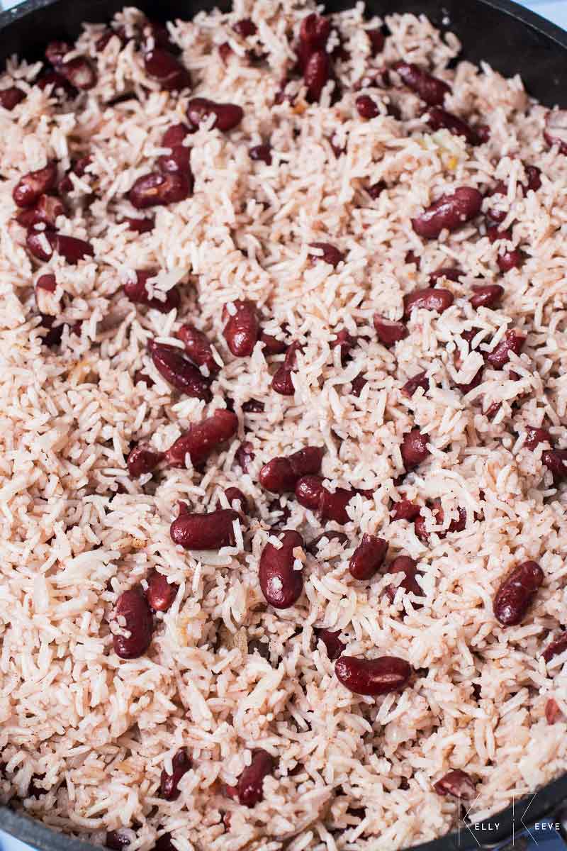 Rice Coconut Red Kidney Beans