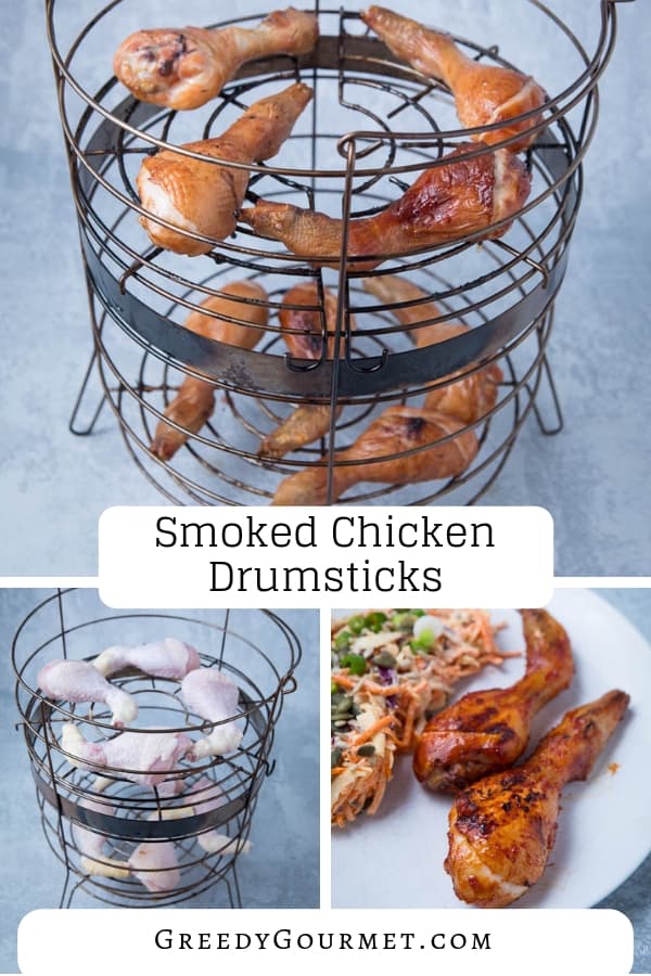 smoked chicken drumsticks pin 