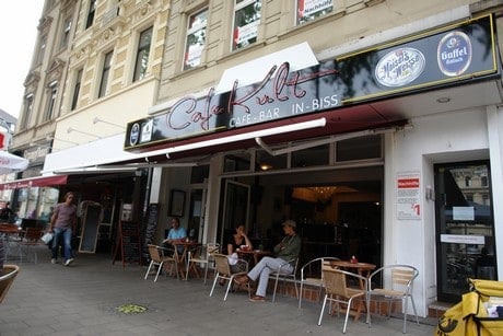The exterior of Cafe Kult