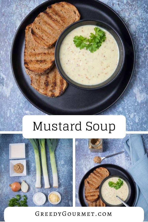 A #mustard #soup, called #moesterdsoep, comes from the #Netherlands. Mustard soup is best served with ham or bacon, plus your favourite fresh bread! Do you know how to make mustard from scratch? #comfortfood #dutch #europeanfood #easytomake