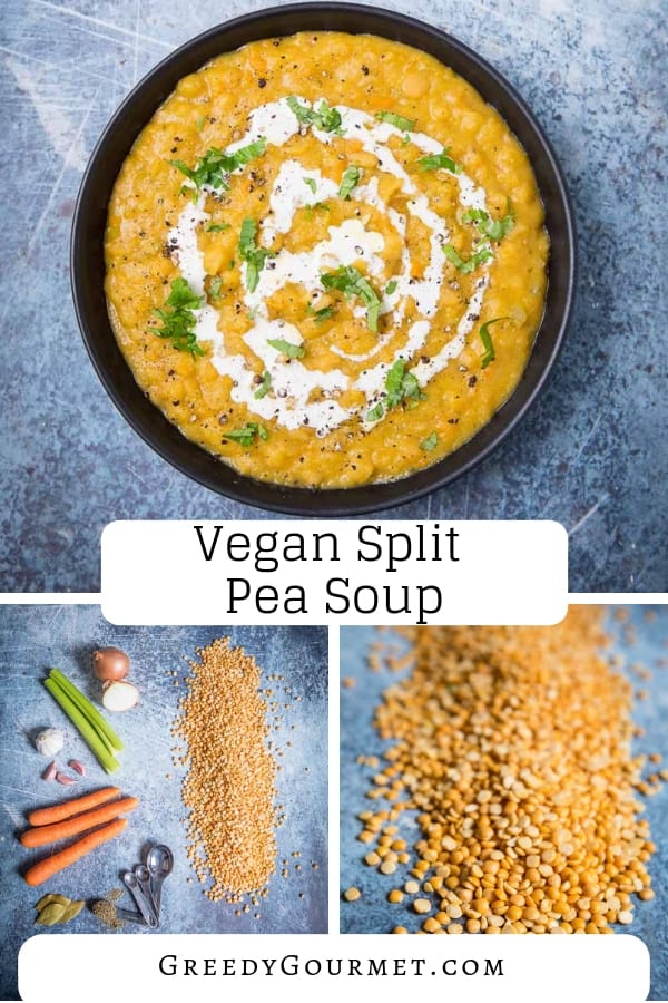 Vegan Split Pea soup 