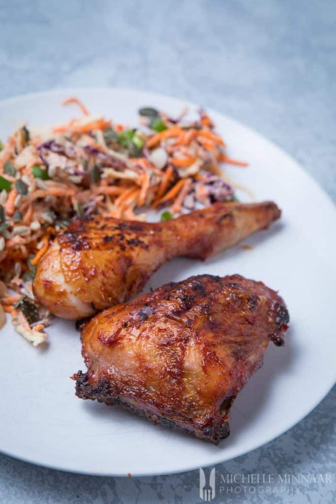 Chicken Thighs Slaw