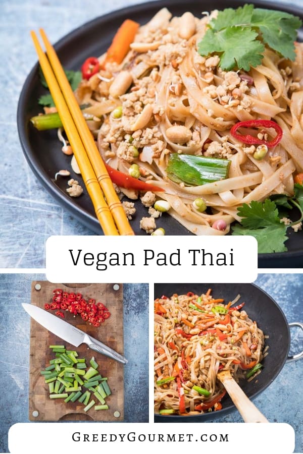 Replicate a traditional pad Thai recipe and make this eggless, no fish sauce vegan pad Thai instead. It's very easy to make and has amazing Thai flavours.#thaifood #padthai