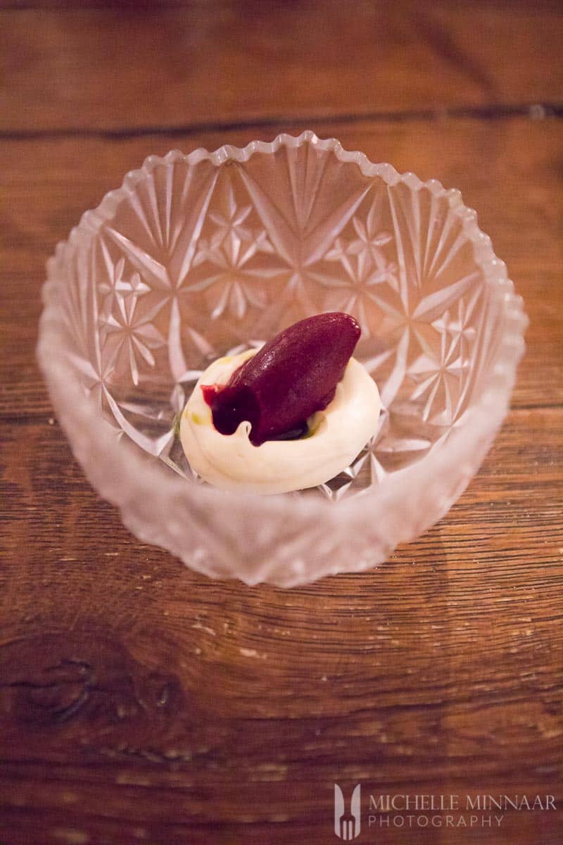 Dessert from benedicts looks like cake