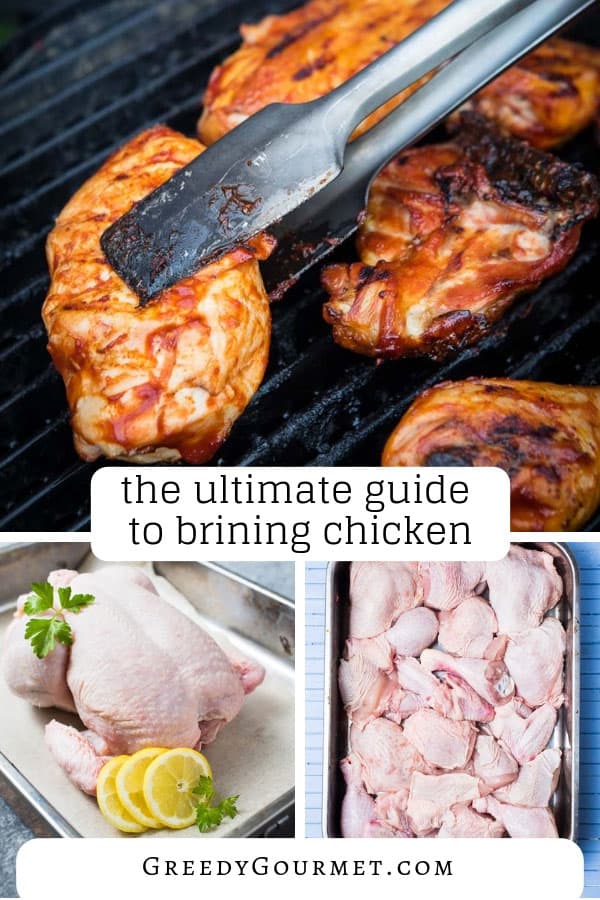 This is The Ultimate Guide to Brining Chicken. Learn about the brining process, history, seasoning a brine, and brining different parts of a chicken.